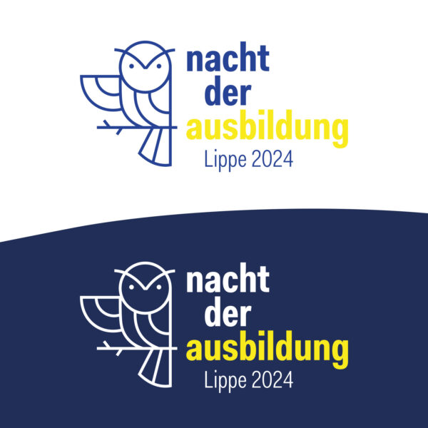 Abbildung: Nacht der Ausbildung Lippe 2024 Logos