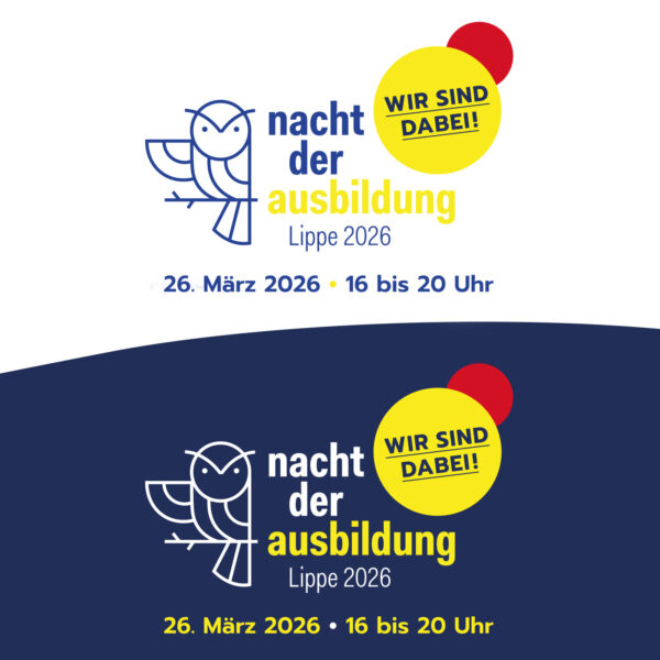 Nacht der Ausbildung Lippe 2026 Teilnahmelogos
