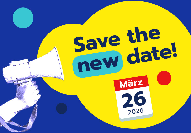 Save the new date: 26.03.2026